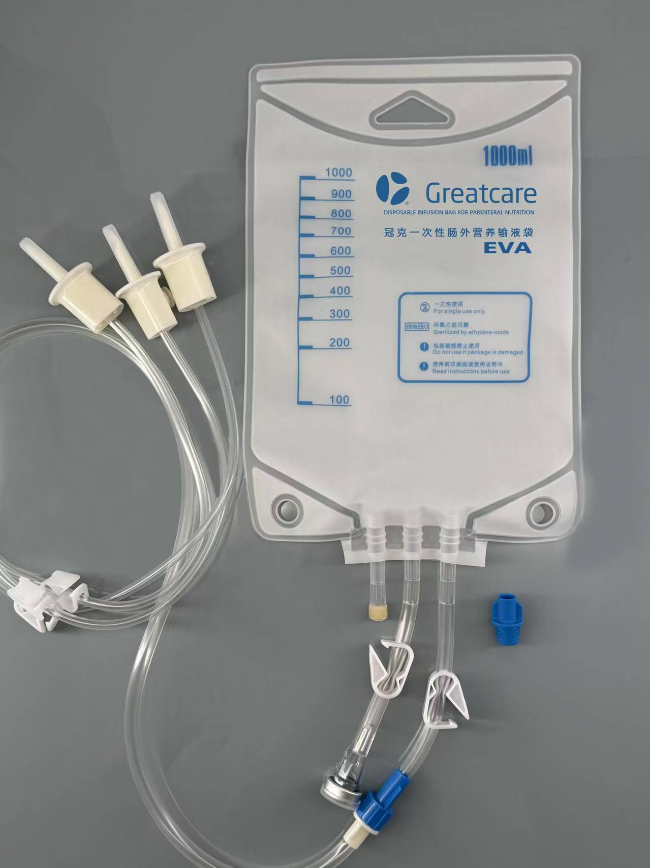 Bag infus sing bisa digunakake kanggo nutrisi parenteral